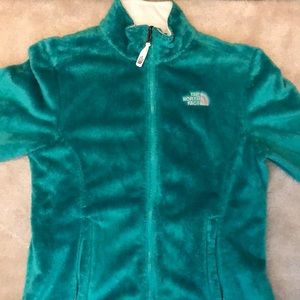 Green North Face Jacket size M